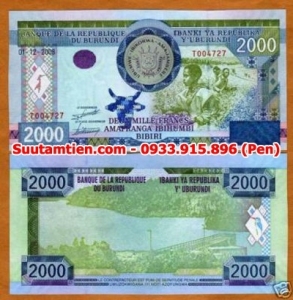 Burundi 2000 Francs 2008