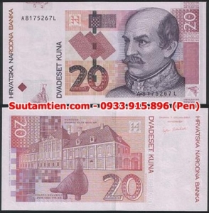 Croatia 20 Kuna 2001