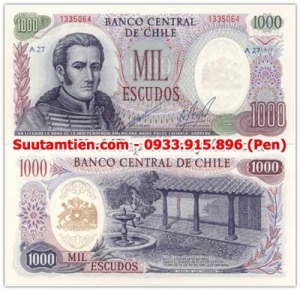 Chile 1000 escudos 1967