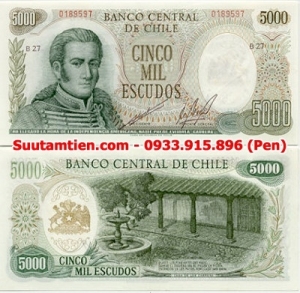 Chile 5000 escudos 1967