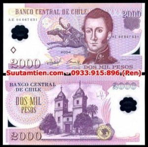 Chile 2000 pesos 2004
