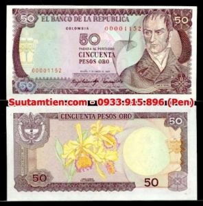 Colombia 50 Pesos 1983