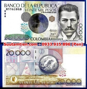 Colombia 20000 pesos 2009