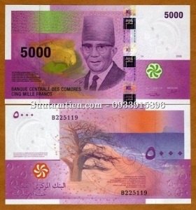 Comoros 5000 Francs 2006