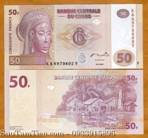 Congo D.R., 50 Francs, 2013
