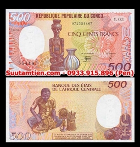 Congo 500 Francs 1990