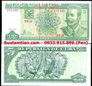 Cuba 5 pesos 2015