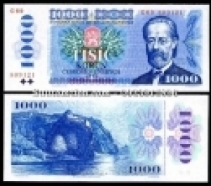 Tiệp Khắc - Czechoslovakia 1000 Korun 1985