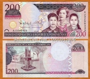 Dominican Republic 200 pesos 2007