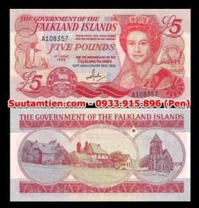 Falkland Island 5 pound 2005 UNC