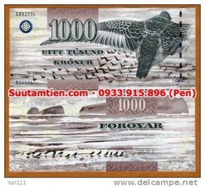 Faeroe Islands 1000 Kronur 2005
