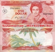 Đông Caribe - East Caribbean 1 dollar 1985