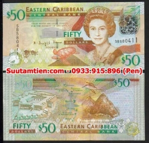 East Caribbean 50 Dollar 2008