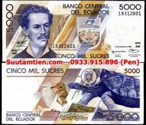 Ecuador 5000 Sucres 1999 UNC
