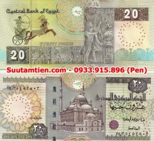 Ai Cập - Egypt 20 pound 2016