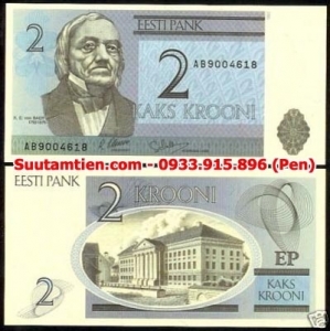 Estonia 2 Krooni 1992