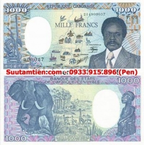 Gabon 1000 Francs 1991