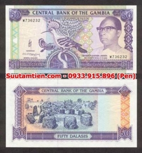 Gambia 50 Dalasis 1989