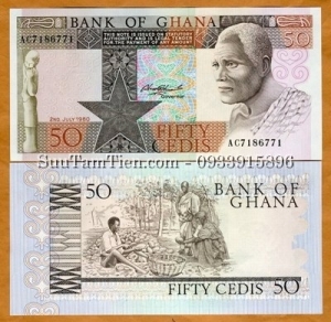 Ghana / Africa, 50 Cedis, 1980