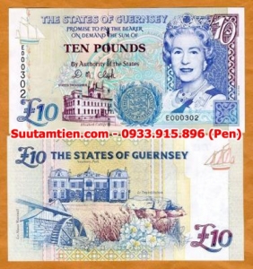 Guernsey 10 pound 1996