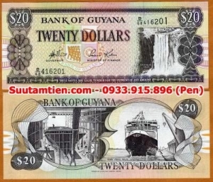 Guyana 20 dollar 1996