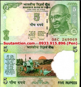 India 5 rupees 2009