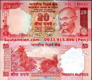 India 20 Rupees 2009
