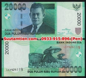 Indonesia 20.000 Rupiah 2004