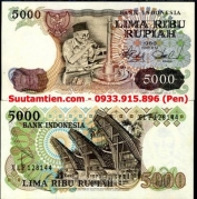 Indonesia 5000 Rupiah 1980