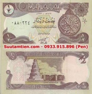 Iraq 1/2 Dinar 1993