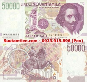 Italy 50000 lire 1992