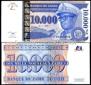 Zaire 10000 Makuta 1995
