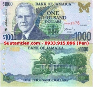 Jamaica 1000 Dollars 2008