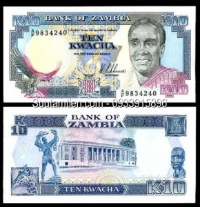 Zambia 10 Kwacha 1989