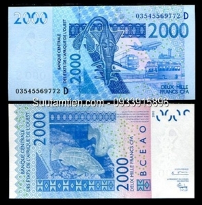 West African States 2000 Francs 2003