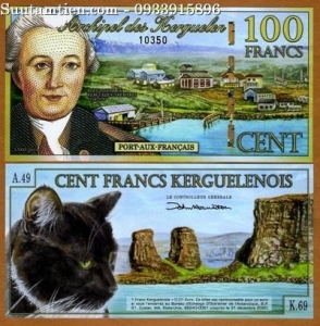Kerguelen Island 100 Francs 2010 polymer