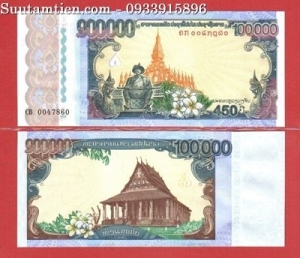 Lào 100000 kip 2010