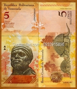 Venezuela 5 Bolivares 2008 Our Price: 70 000