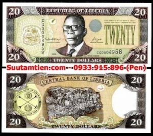 Liberia 20 Dollar 2011 UNC