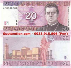 Lietuvos 20 Litu 2001