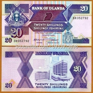 Uganda 20 shilling 1988