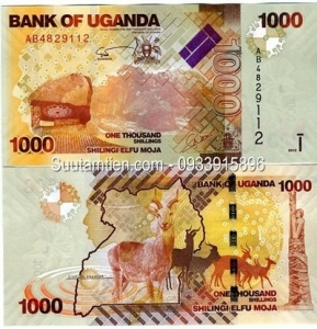 Tiền Con Dê - Uganda 1000 shillings 2010
