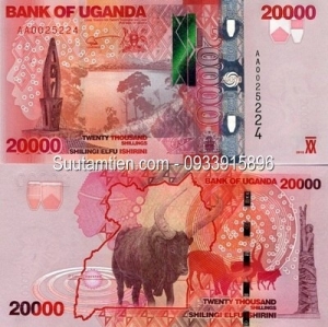 Uganda 20000 shillings 2010