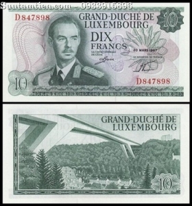 Luxembourg 10 francs 1967