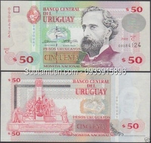 Uruguay 50 pesos uruguayos 2003