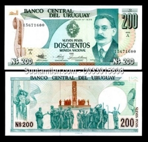 Uruguay 200 Pesos 1986