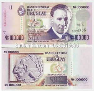 Uruguay 100000 Pesos 1991
