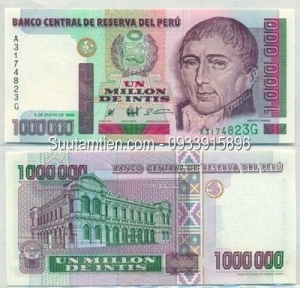 Peru 1000000 Intis 1990