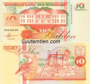 Surinam 10 gulden 1991