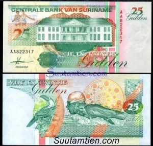 Surinam 25 gulden 1991